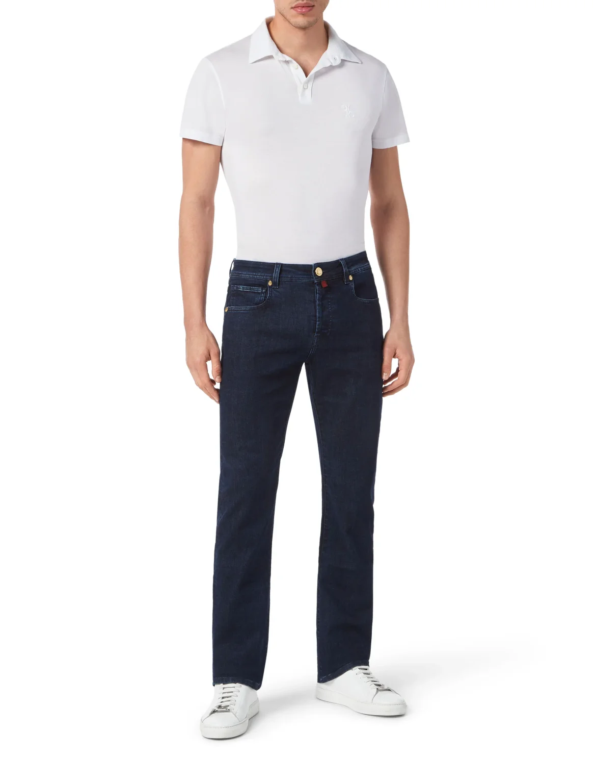 Denim Trousers Regular fit Patches, цвет: Синий