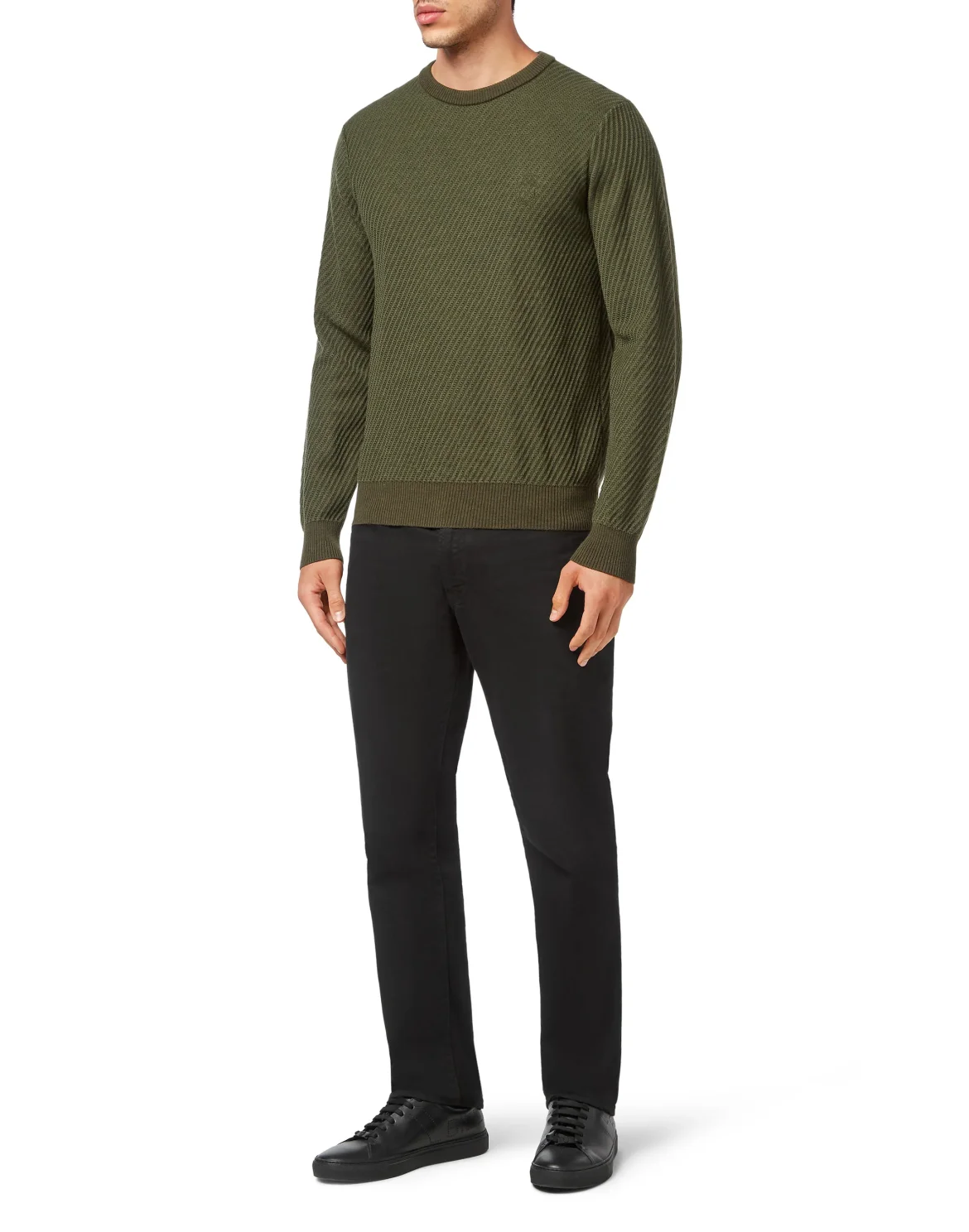 Pullover Round Neck LS Crest, цвет: Камуфляж
