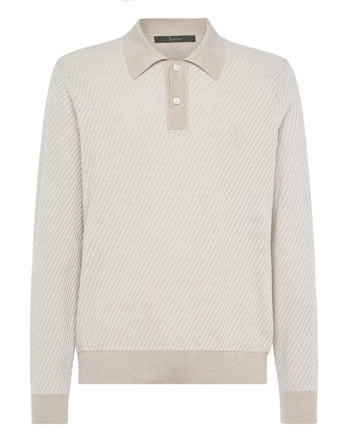 Pullover Round Neck LS Crest, цвет: Бежевый