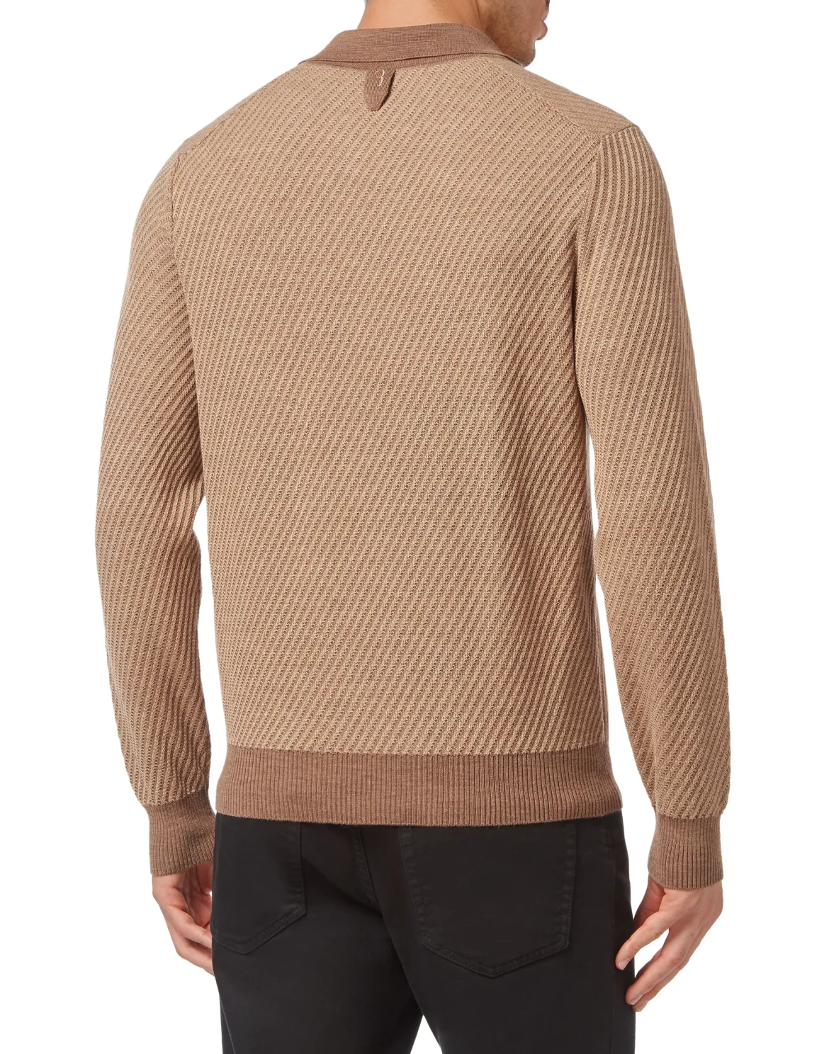 Pullover Round Neck LS Crest, цвет: Коричневый