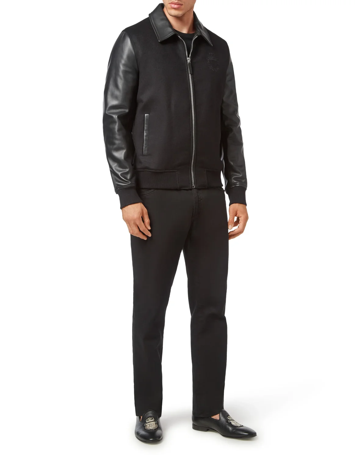 Varsity Bomber, цвет: Черный