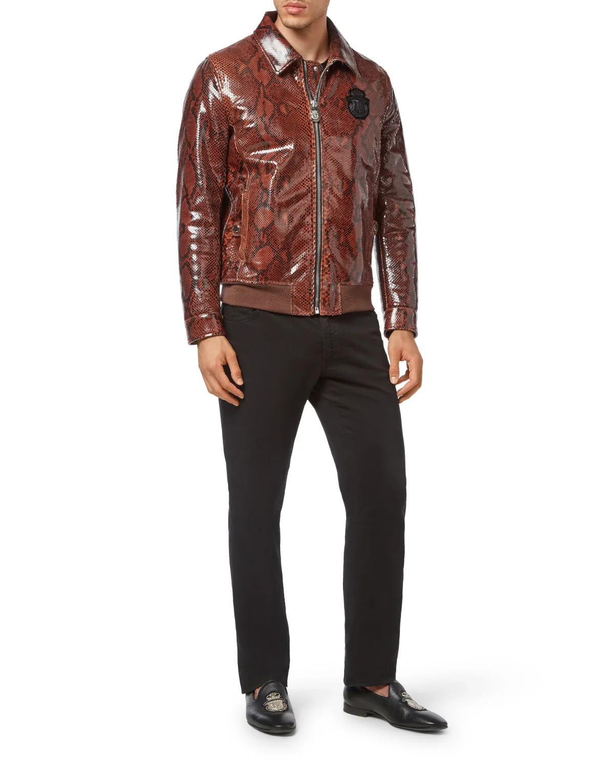 Pitone Aviator Bomber Crest, цвет: Коричневый