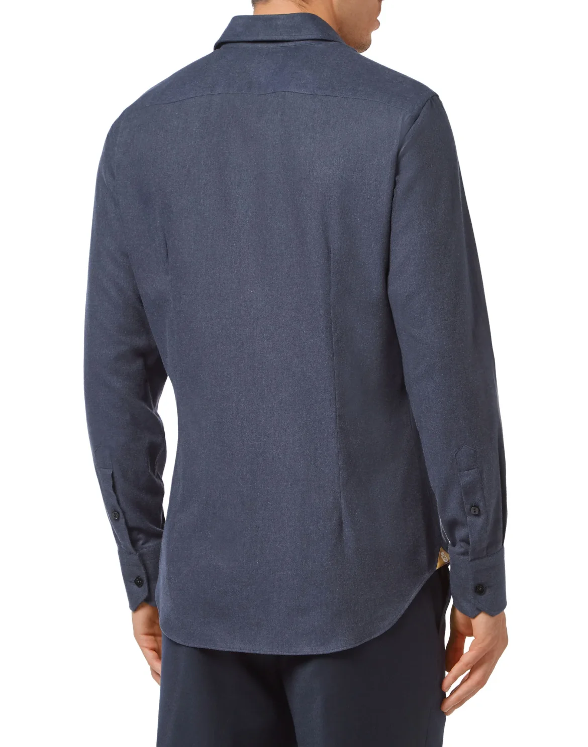 Flannel Shirt LS Slim Fit Crest, цвет: Синий