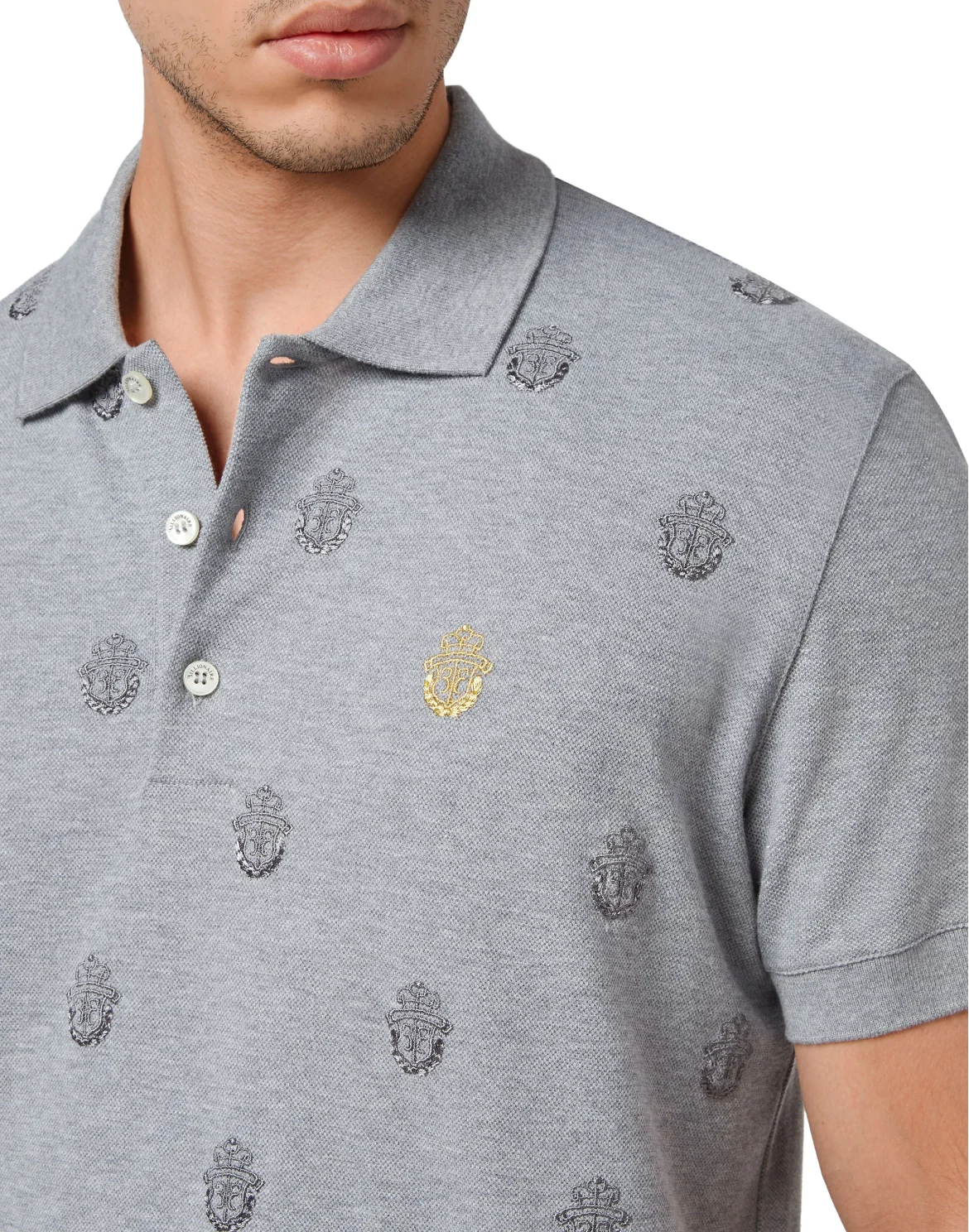 Polo shirt SS, цвет: Серый