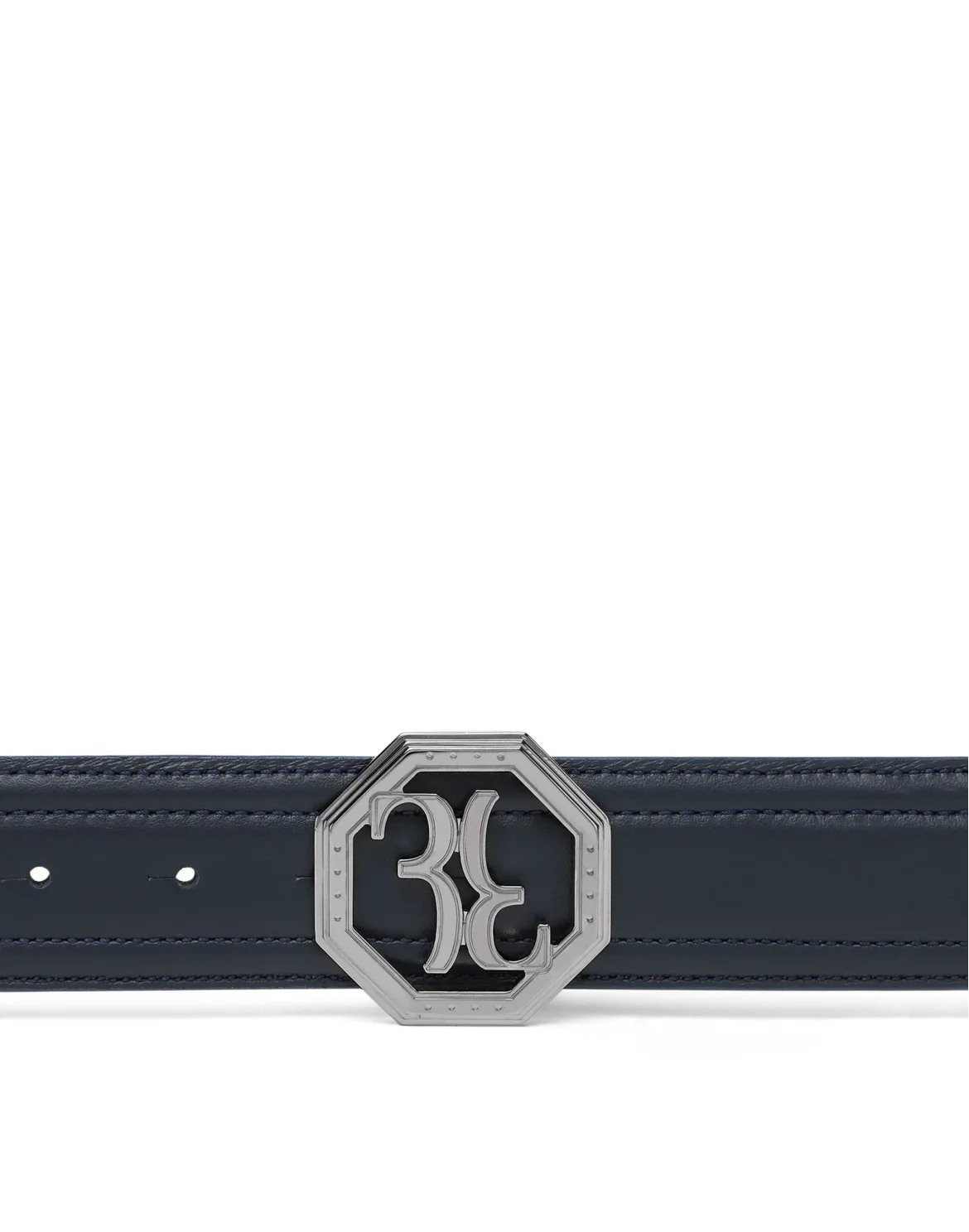Leather Belt, цвет: Синий