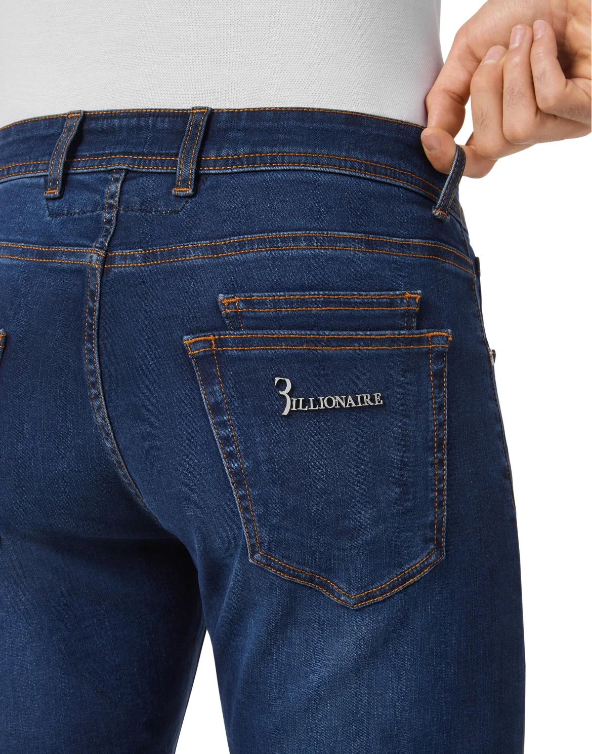 Denim Trousers Regular Fit, цвет: Синий