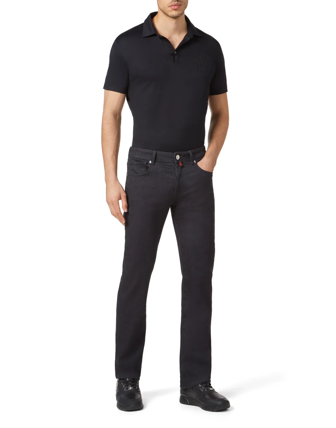 Denim Trousers Regular Fit, цвет: Синий