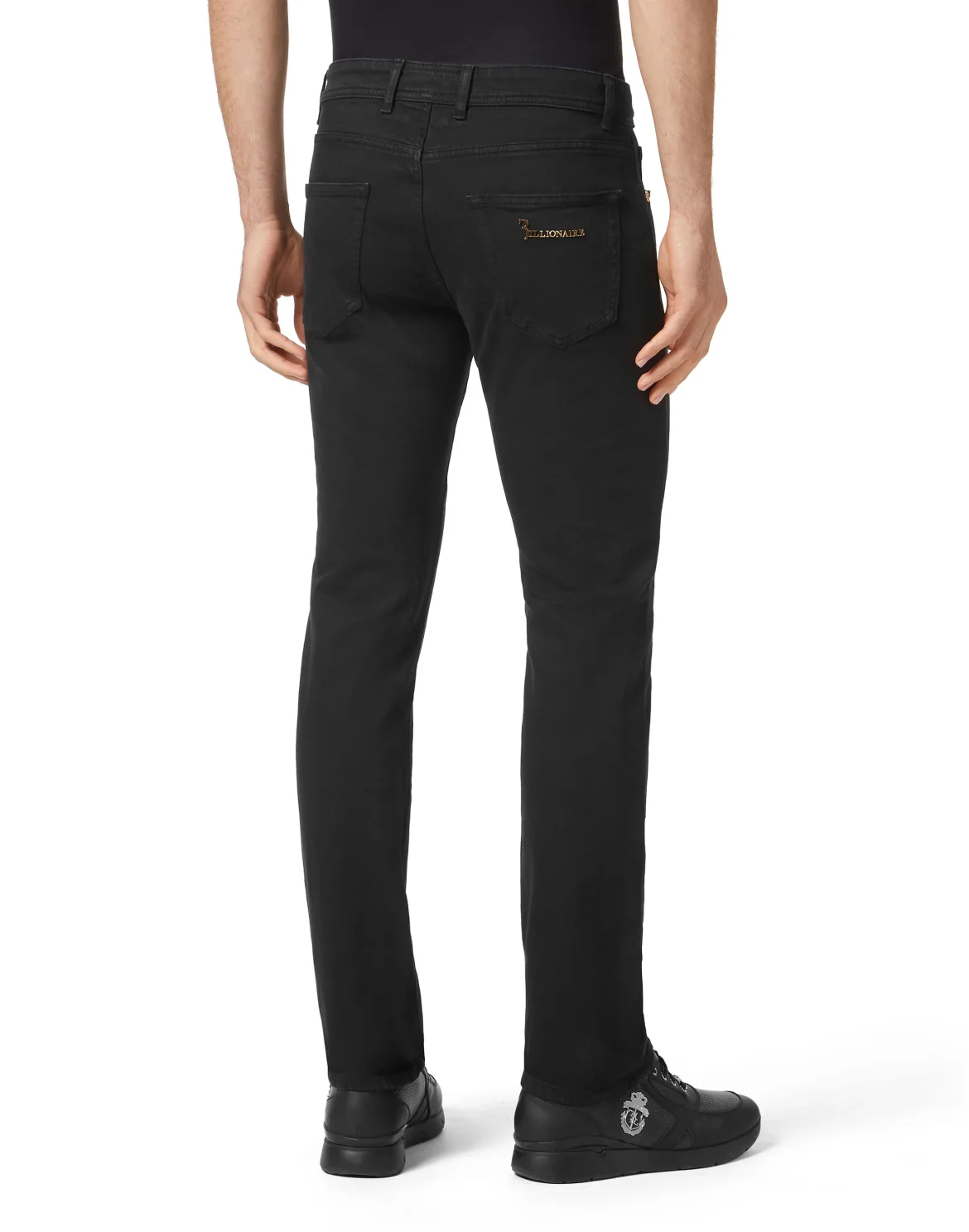 Denim Trousers Super Straight Cut Fit, цвет: Черный