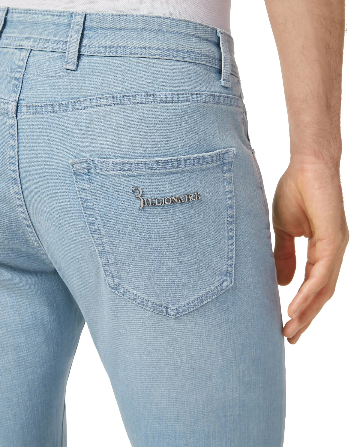 Denim Trousers Super Straight Cut Fit, цвет: Синий