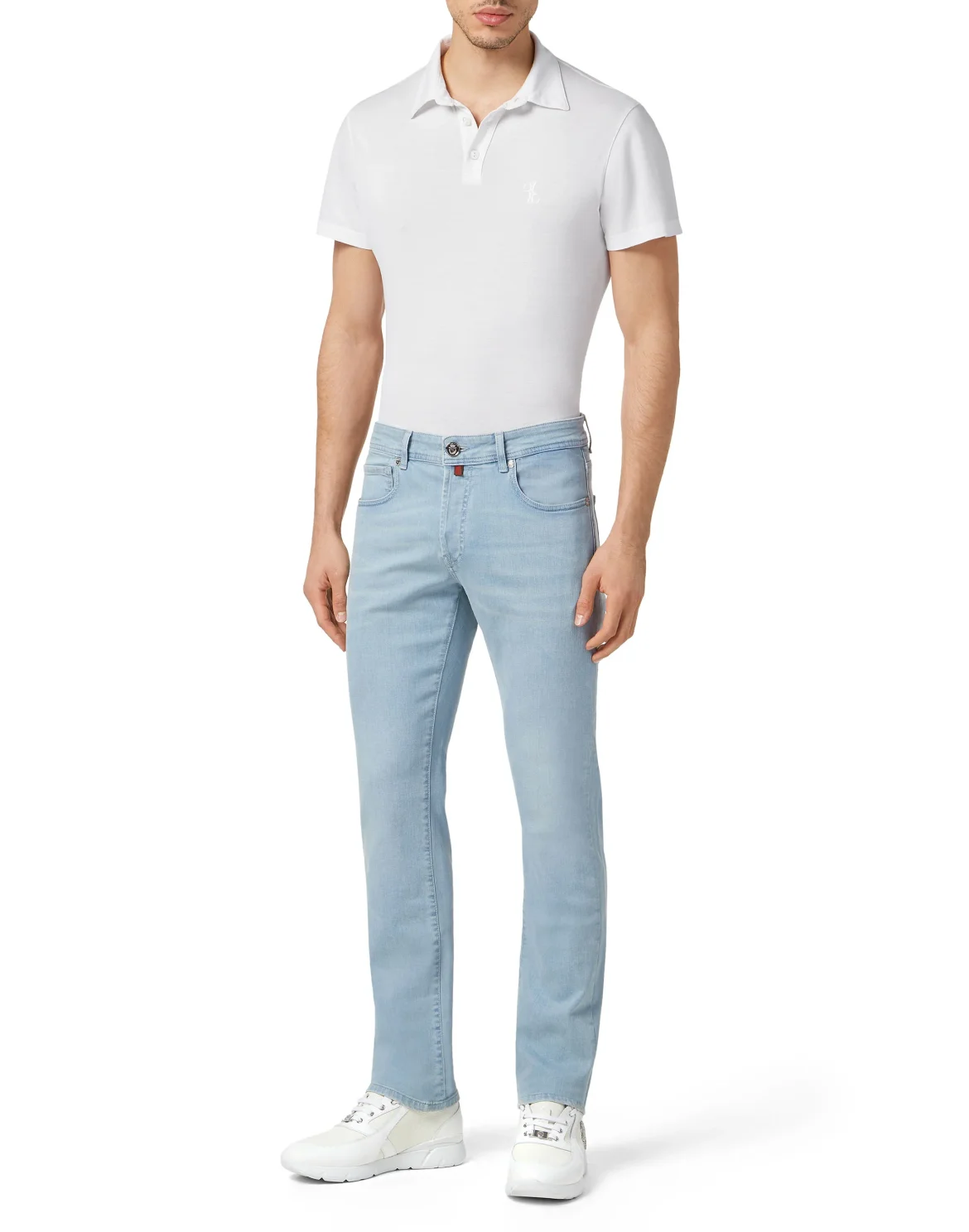 Denim Trousers Super Straight Cut Fit, цвет: Синий