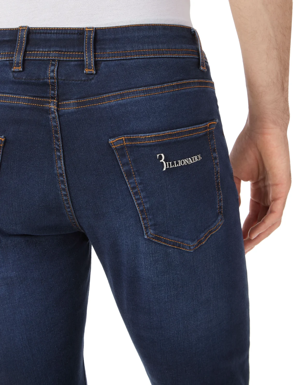 Denim Trousers Super Straight Cut Fit, цвет: Синий