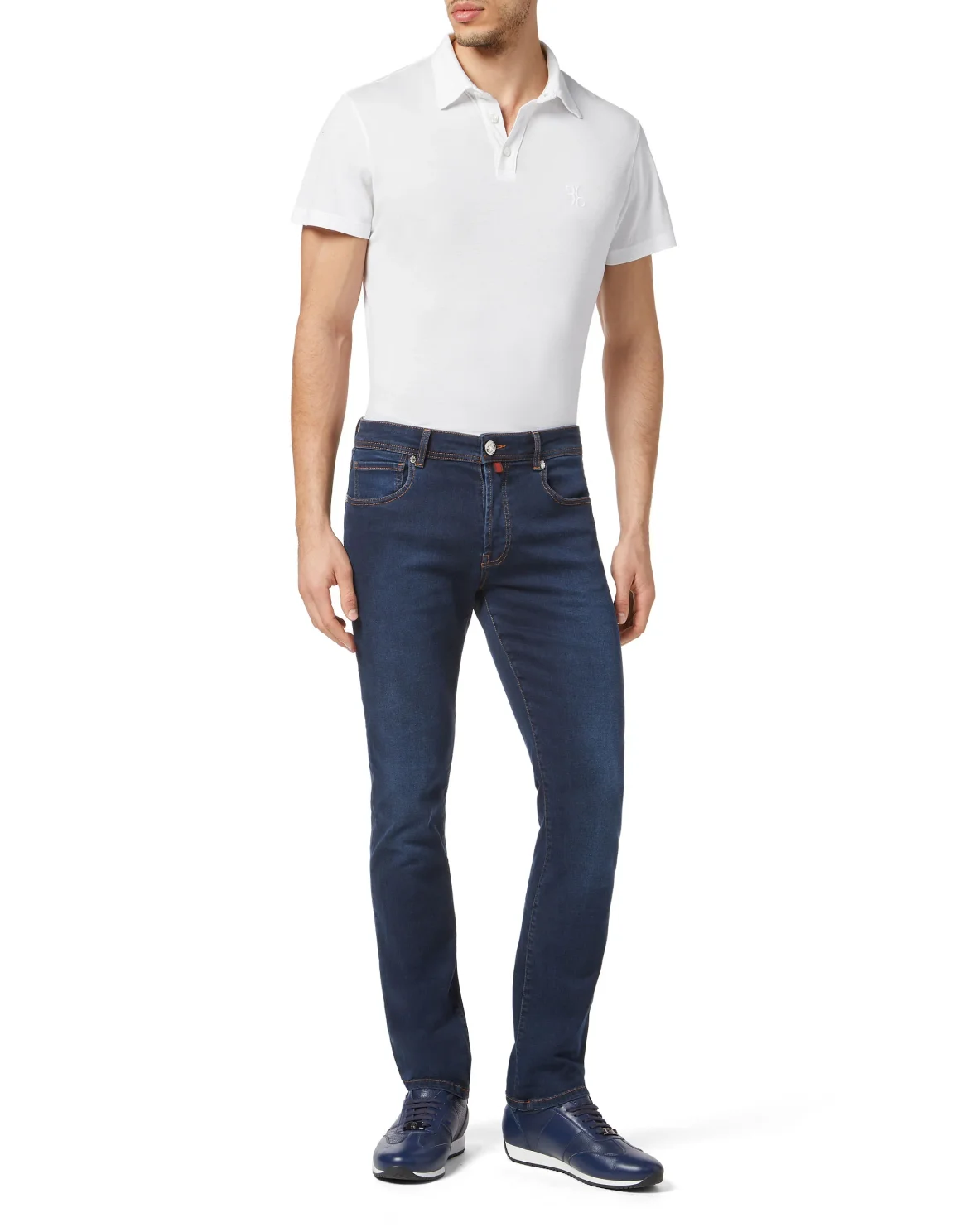 Denim Trousers Super Straight Cut Fit, цвет: Синий