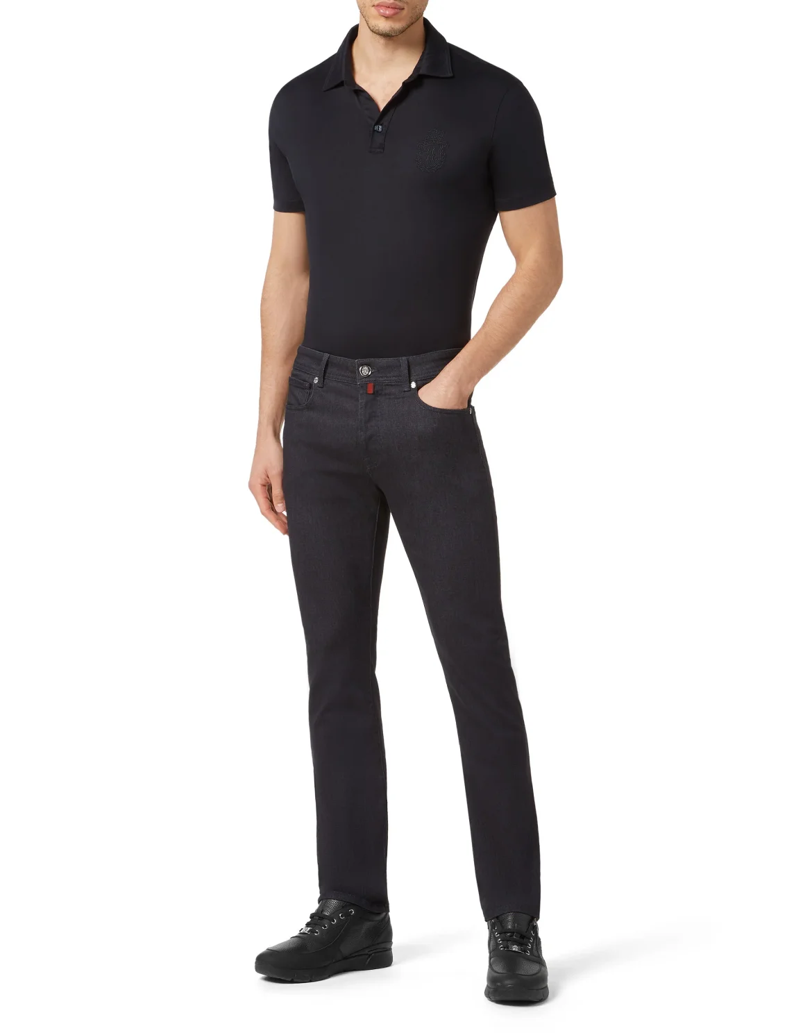 Denim Trousers Super Straight Cut Fit, цвет: Синий