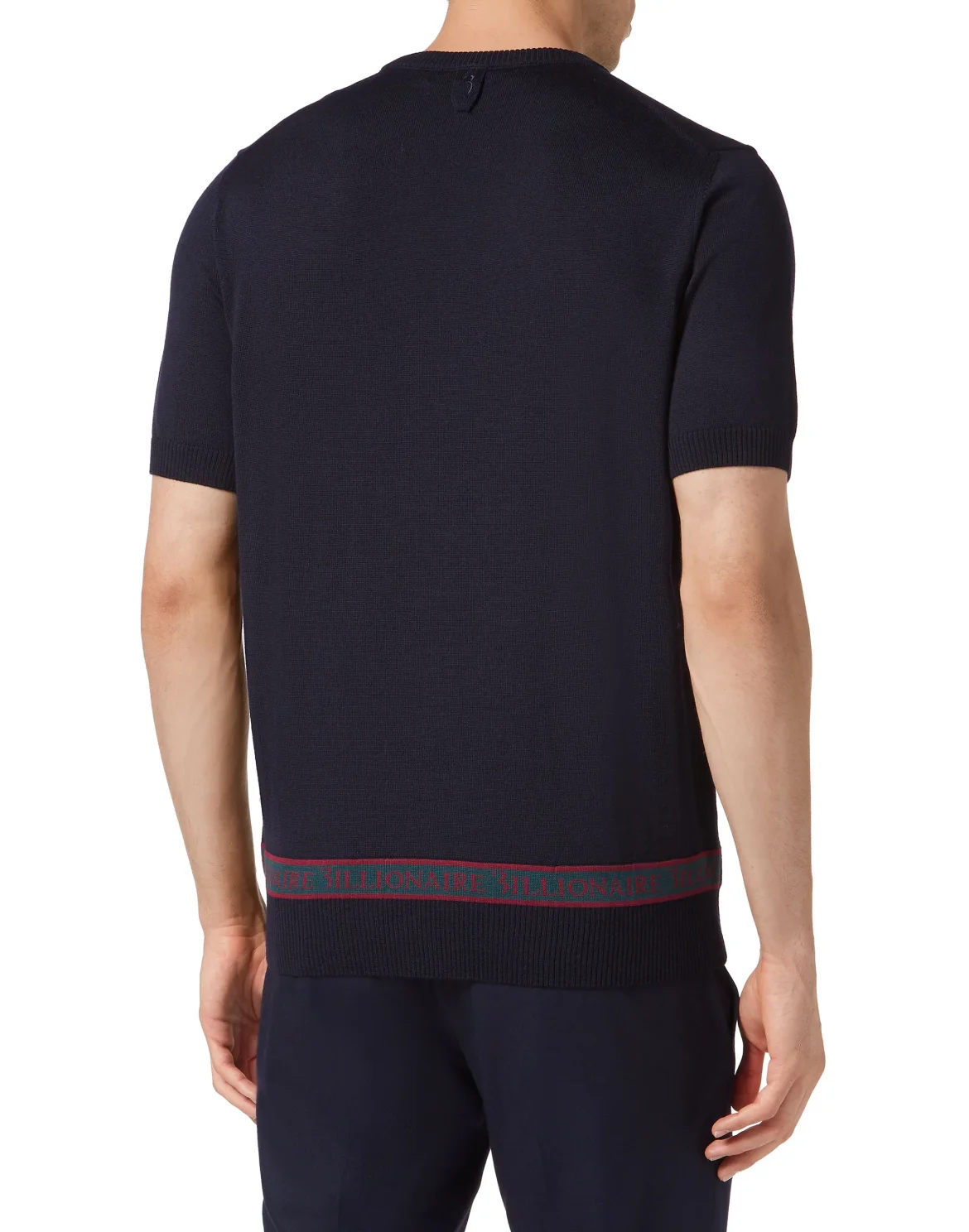 Wool and Silk T-shirt SS, цвет: Синий