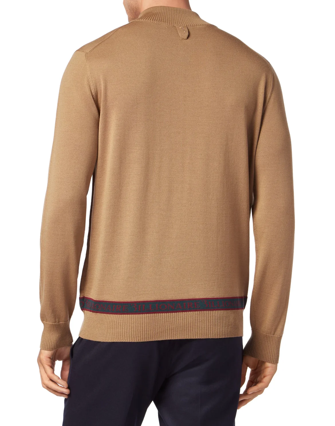 Wool and Silk Pullover full zip, цвет: Бежевый