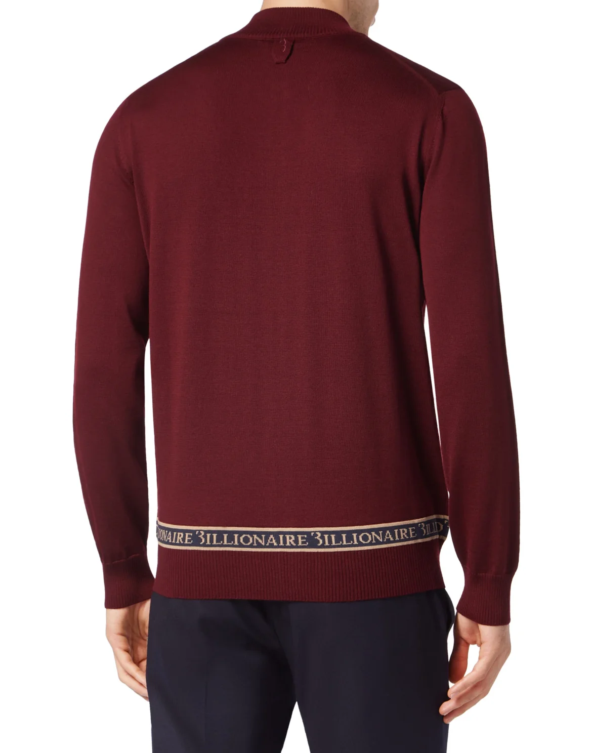 Wool and Silk Pullover full zip, цвет: Красный