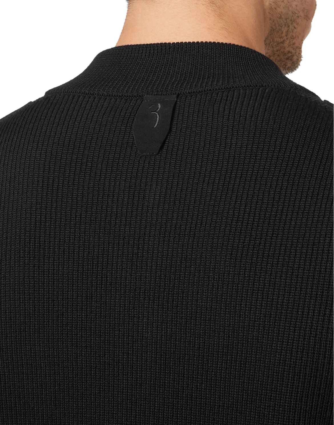 Wool and Buckskin Pullover full zip, цвет: Черный