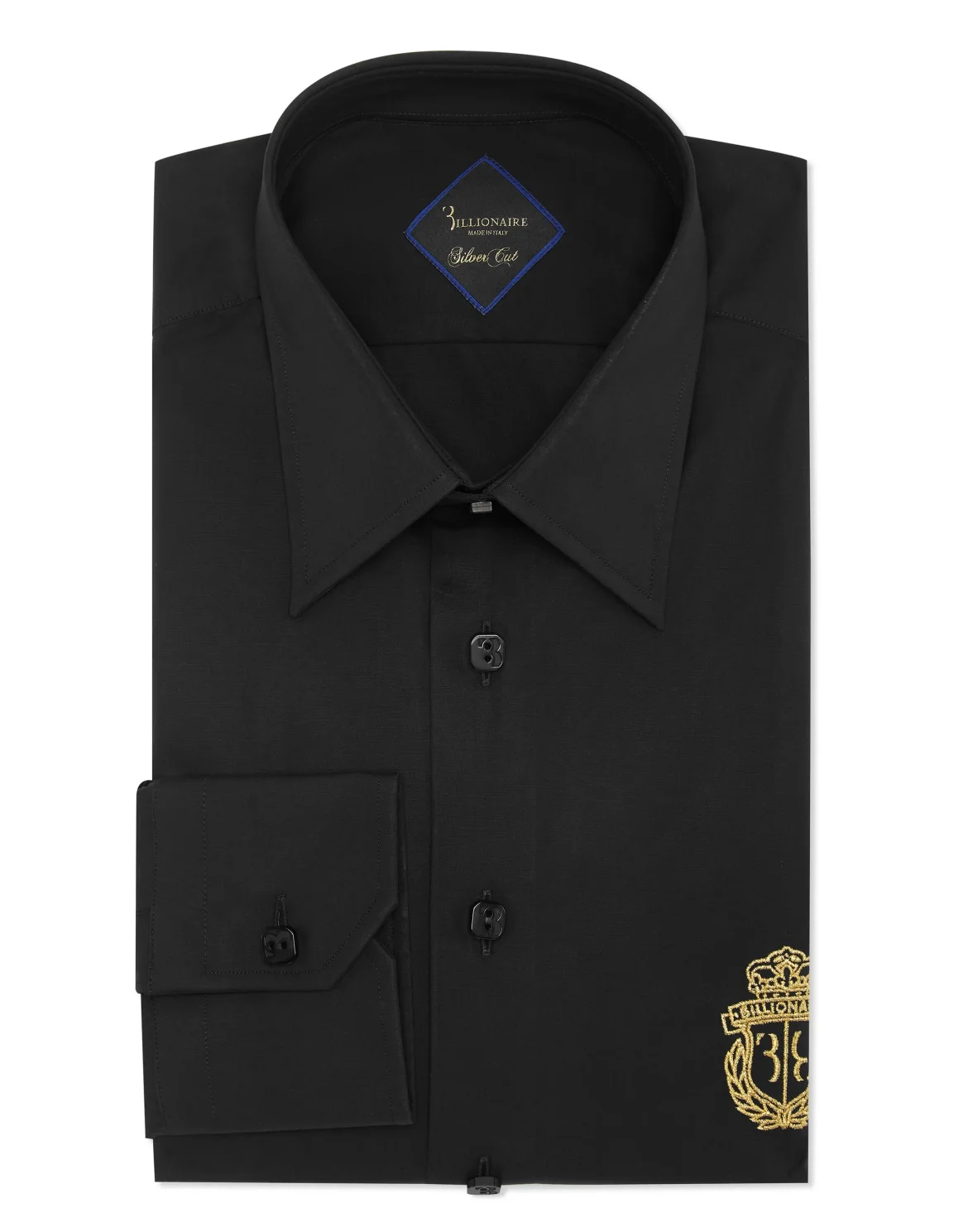 Shirt Slim Fit, цвет: Черный