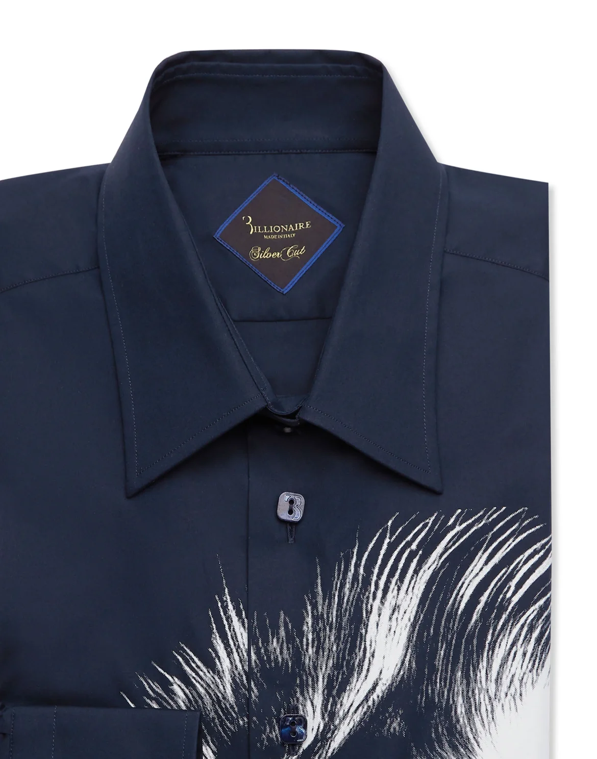 Shirt Silver Cut LS Slim Fit, цвет: Синий