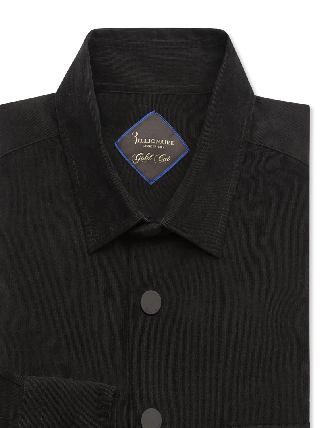 Velvet Shirt Gold Cut LS Regular Fit, цвет: Черный