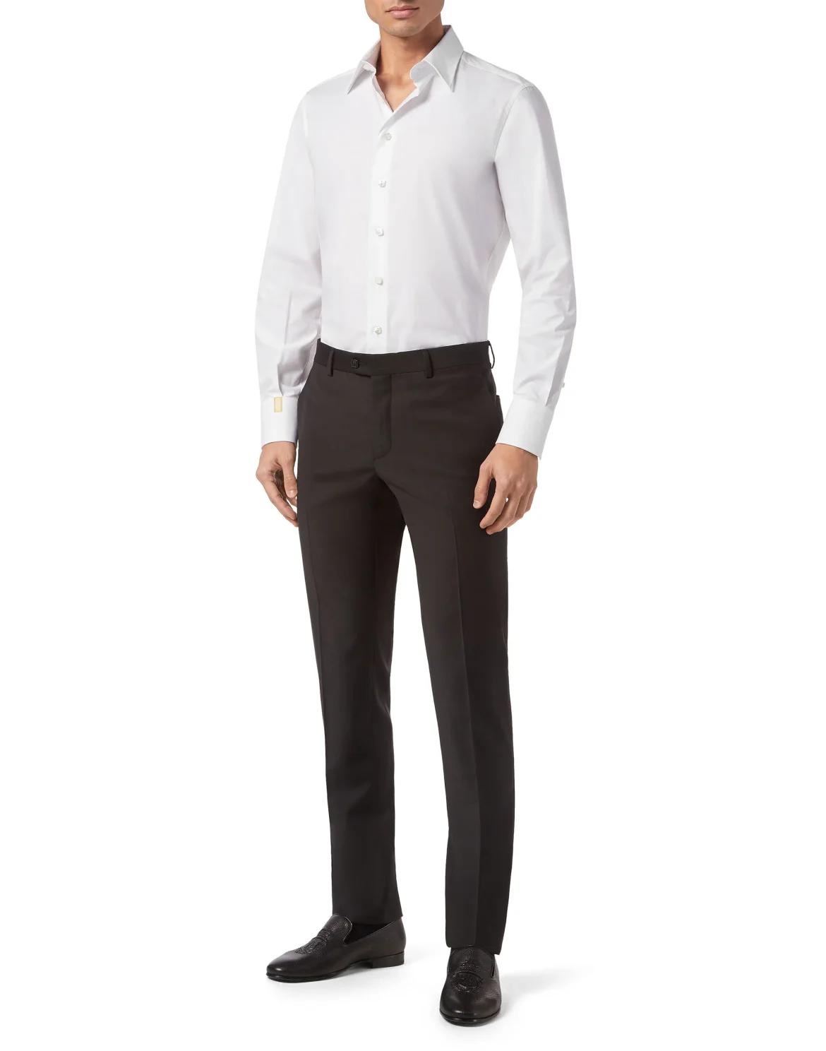 Shirt Silver Cut LS Slim Fit, цвет: Белый