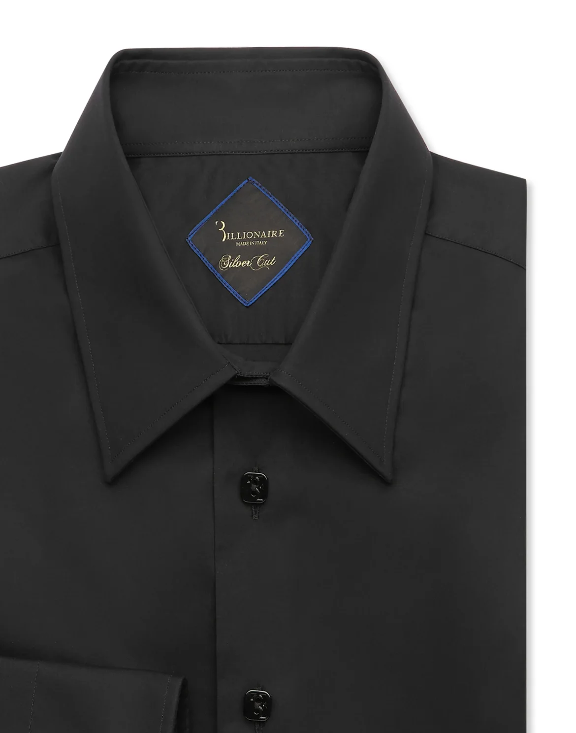 Shirt Silver Cut LS Slim Fit, цвет: Черный