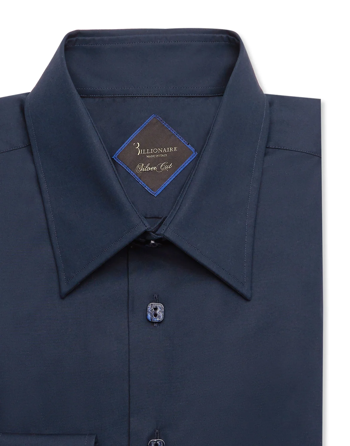 Shirt Silver Cut LS Slim Fit, цвет: Синий