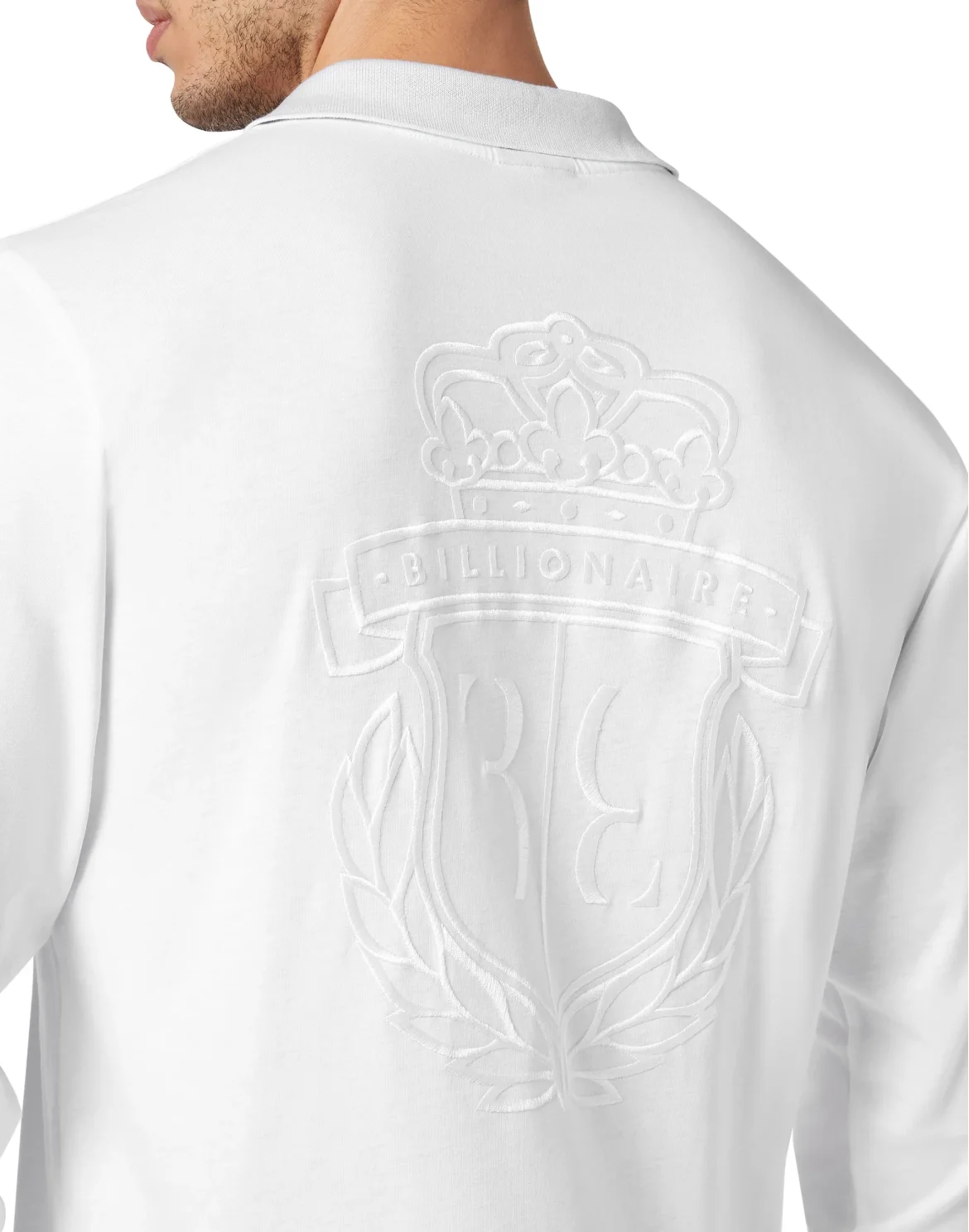Piquet Polo shirt LS, цвет: Белый