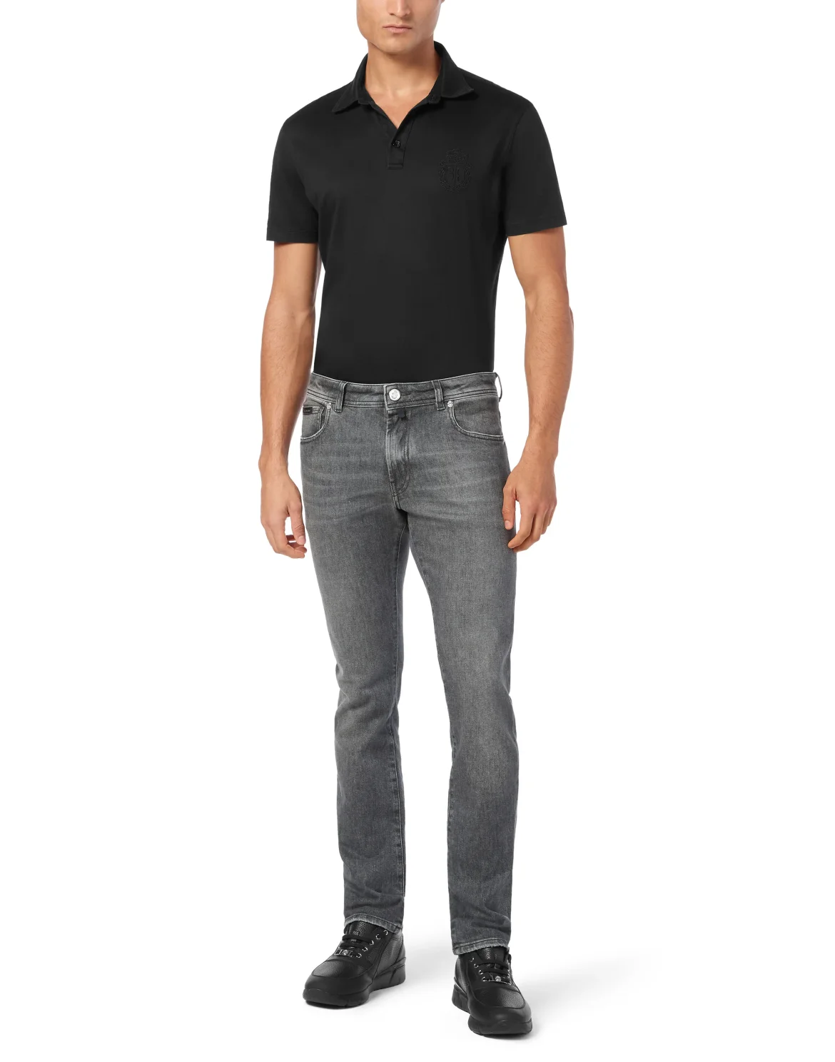 Super Straight Cut Trousers, цвет: Серый