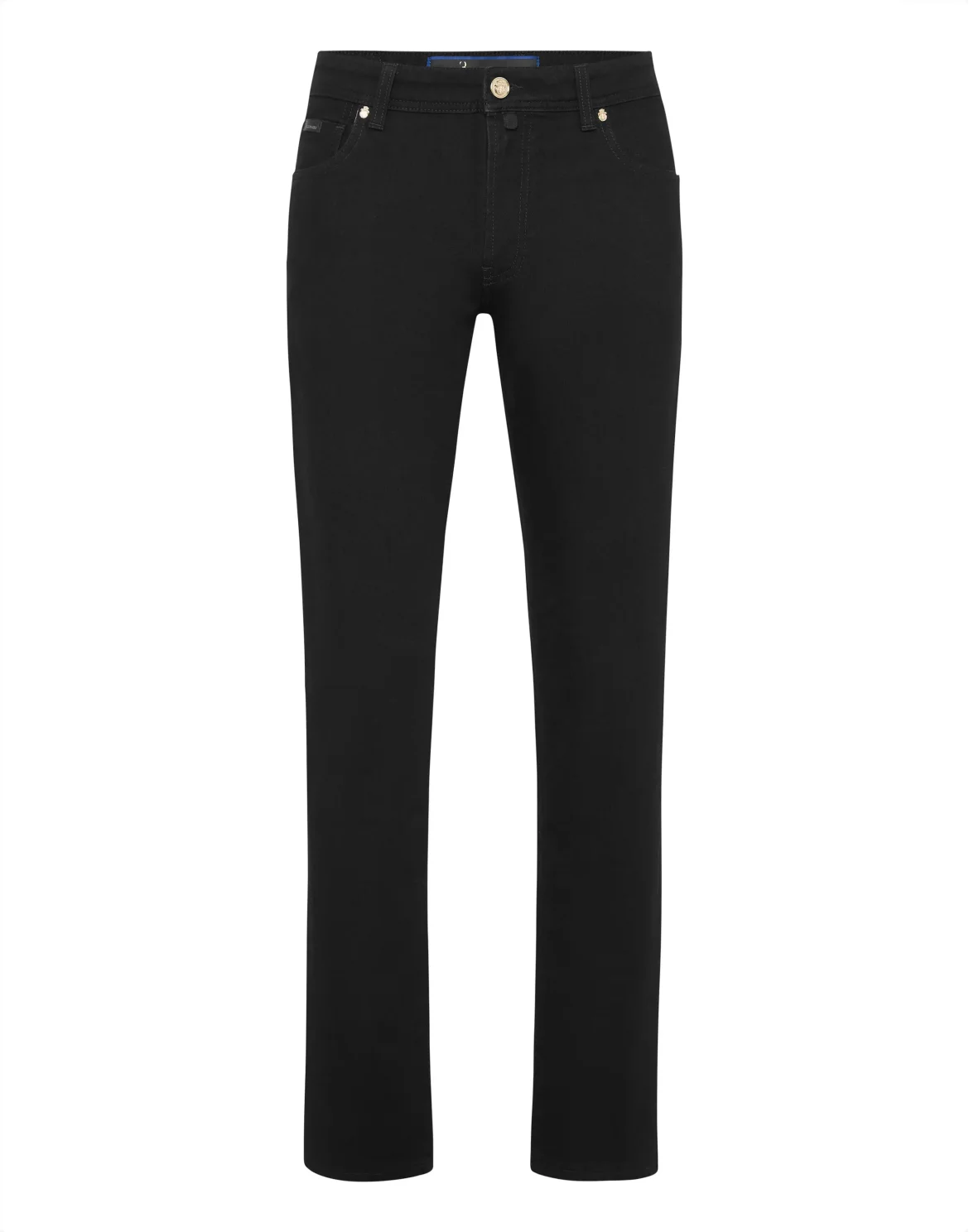 Super Straight Cut Denim Trousers, цвет: Черный