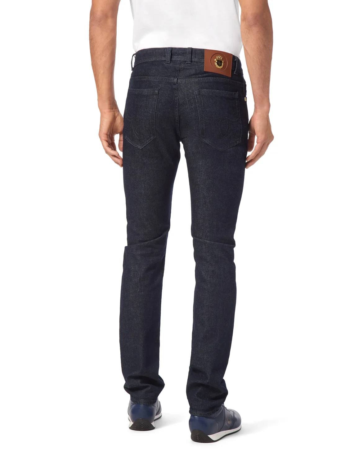 Super Straight Cut Denim Trousers, цвет: Синий