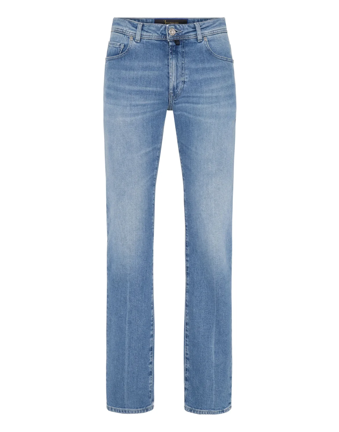 Regular Fit Denim Trousers, цвет: Синий
