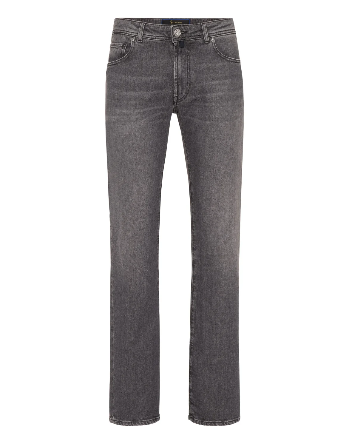 Regular Fit Denim Trousers, цвет: Серый