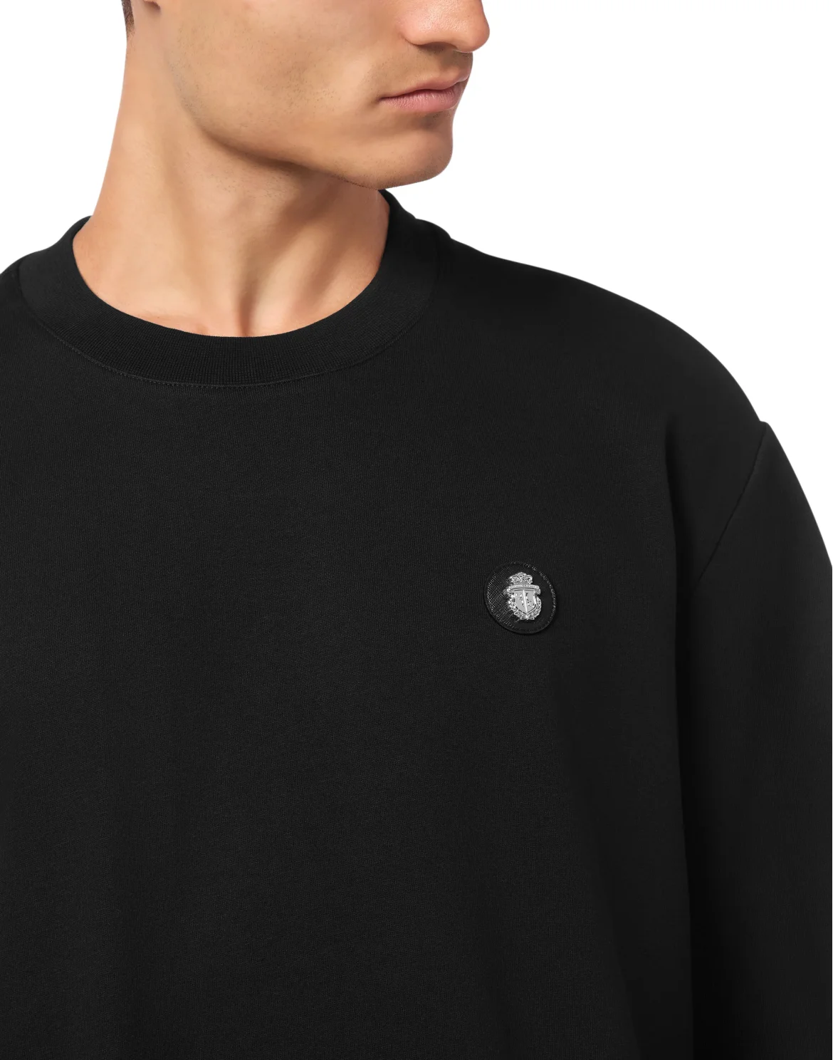 Roundneck Sweatshirt LS, цвет: Черный