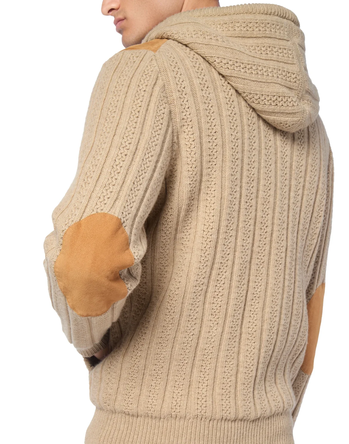 Wool Knit hoodie, цвет: Бежевый