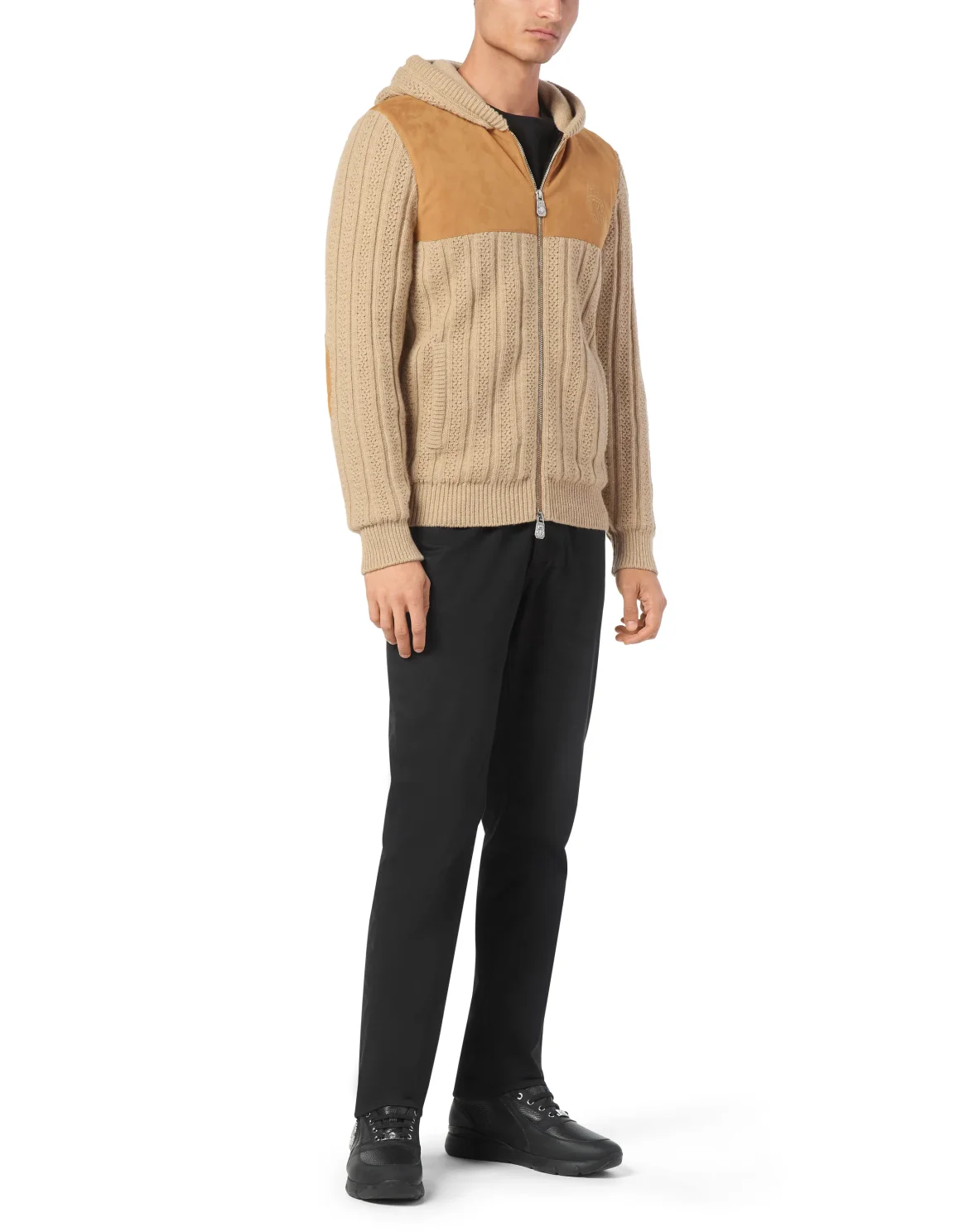 Wool Knit hoodie, цвет: Бежевый