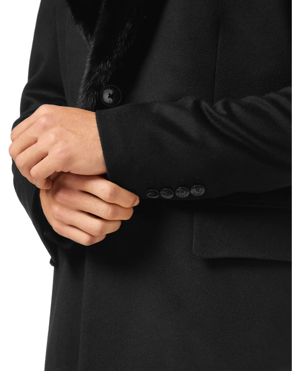 Long Wool Coat, цвет: Черный