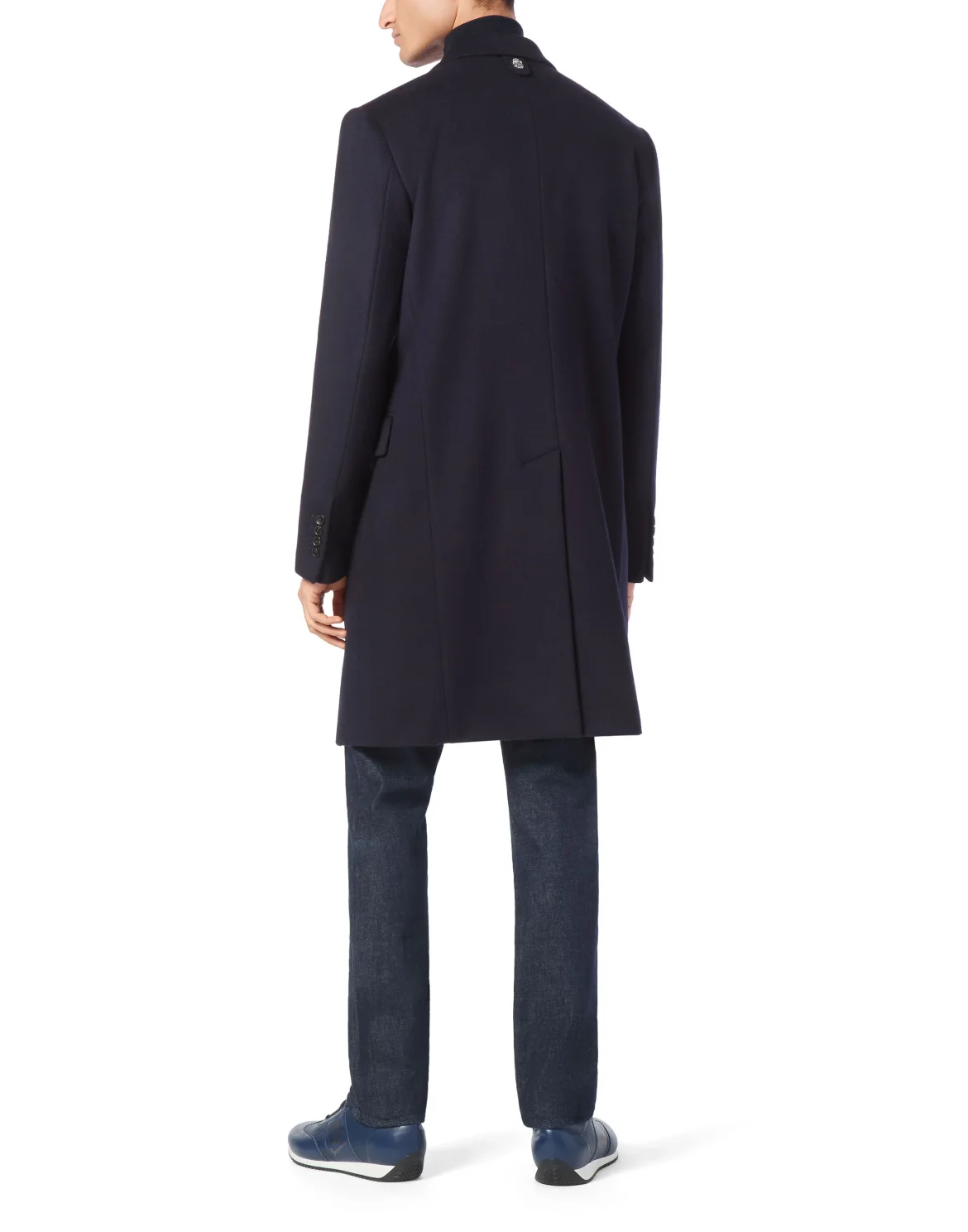 Cashmere Coat Long, цвет: Синий