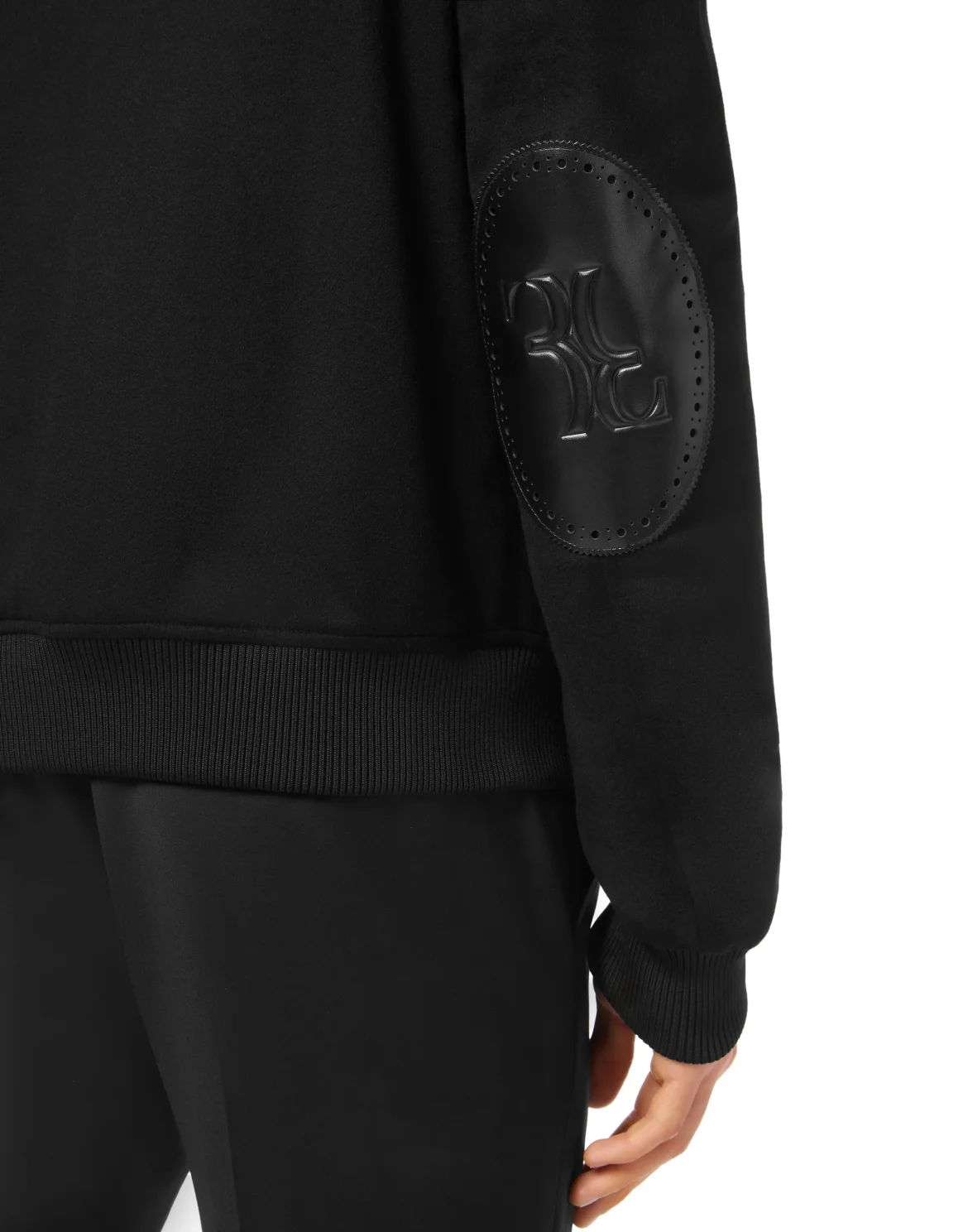 Wool Bomber with Shirt Collar, цвет: Черный