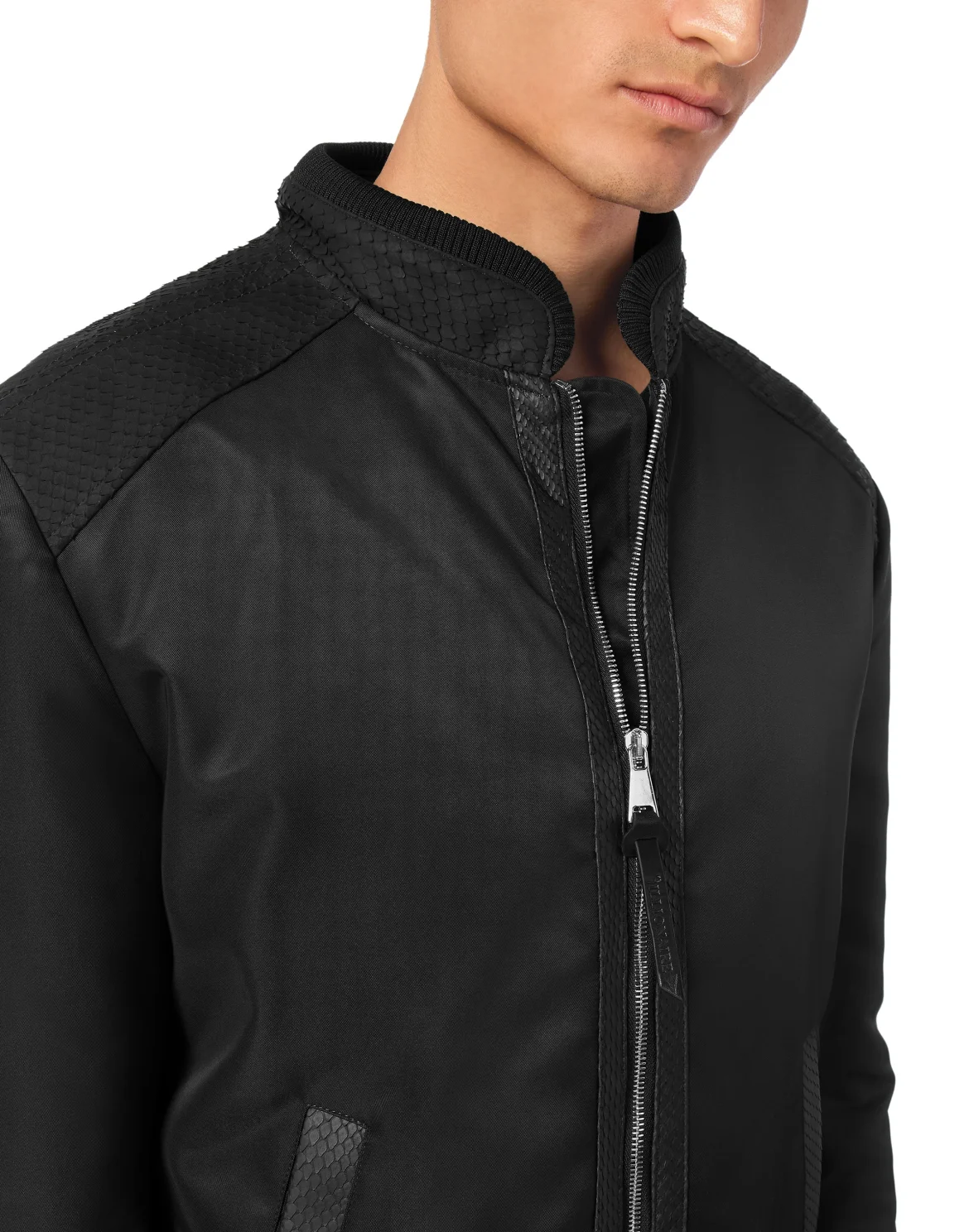 Bomber Nylon Python, цвет: Черный