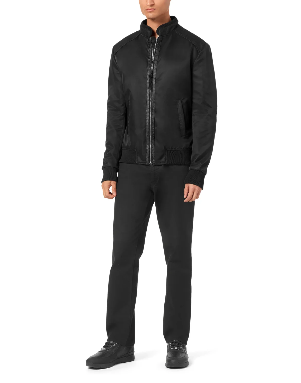 Bomber Nylon Python, цвет: Черный