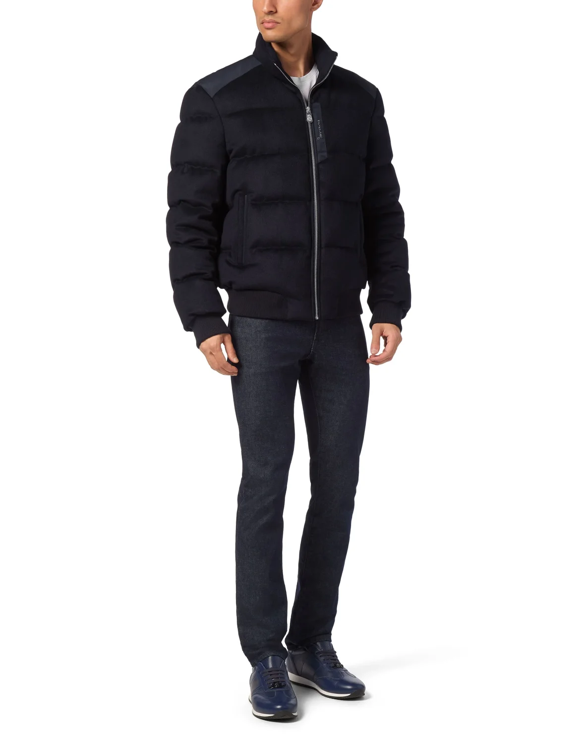 Wool Down Jacket, цвет: Синий