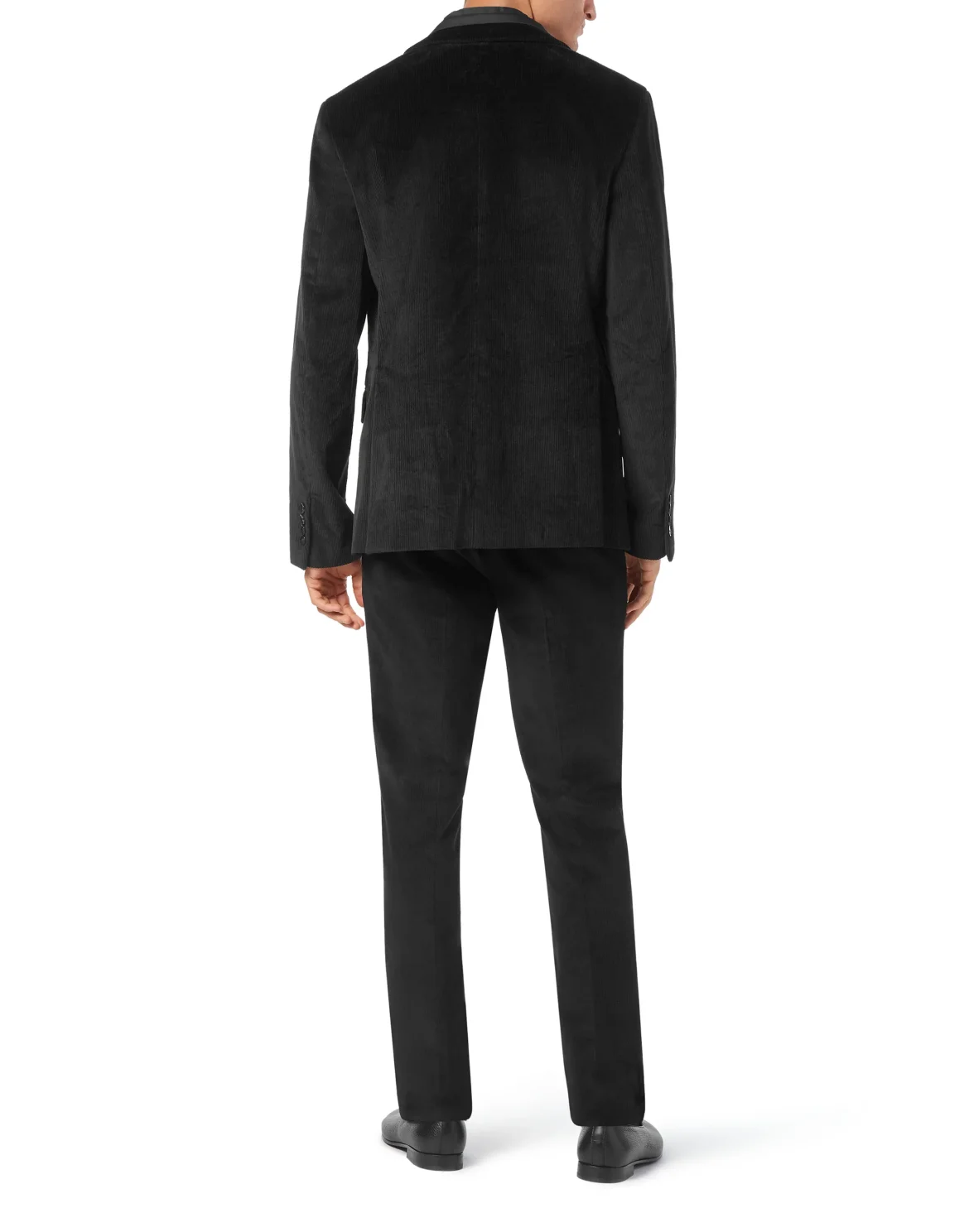 Zip Neck Velvet Blazer, цвет: Черный