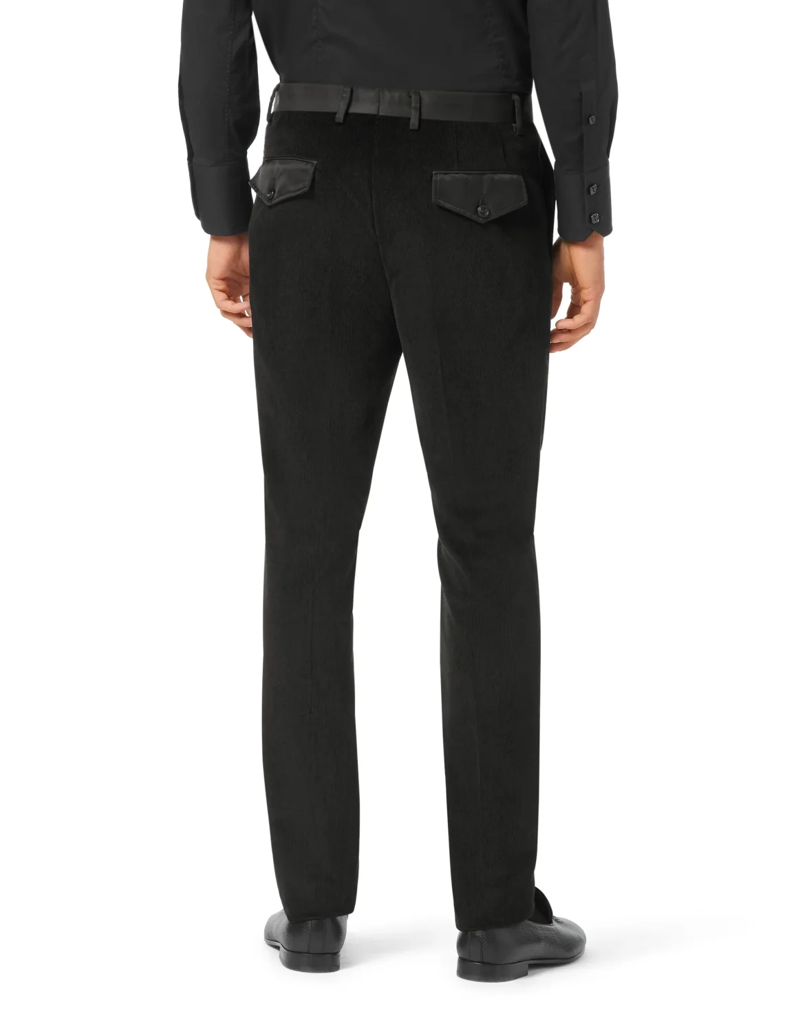 Velvet Long Trousers, цвет: Черный