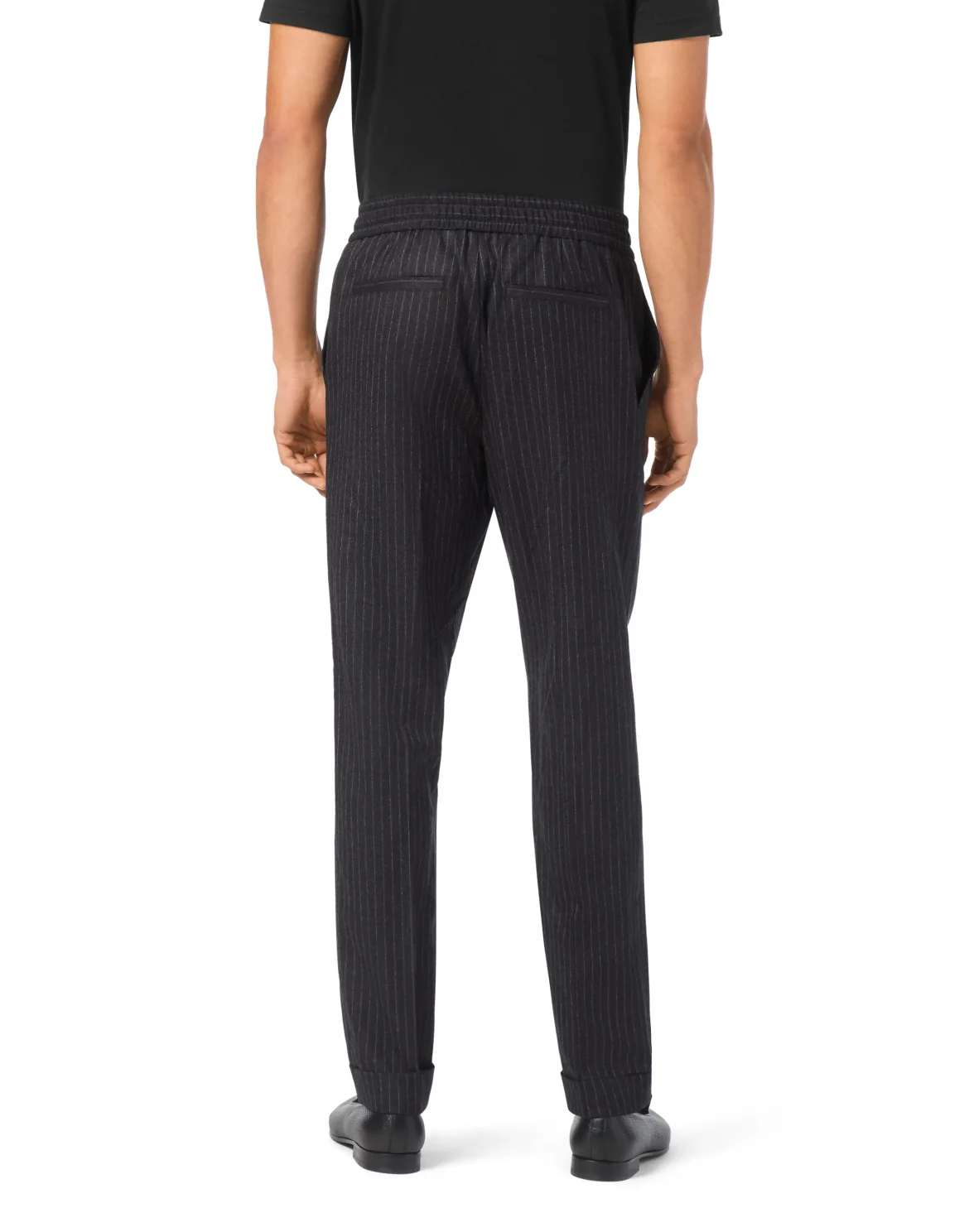 Flannel Long Trousers, цвет: Черный