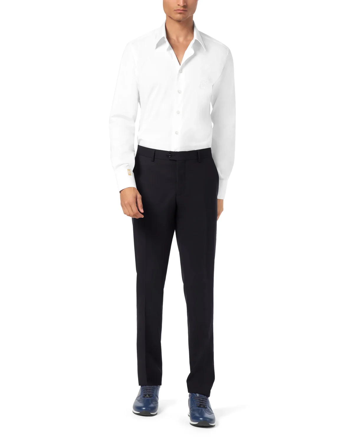 Flannel Long Trousers, цвет: Синий