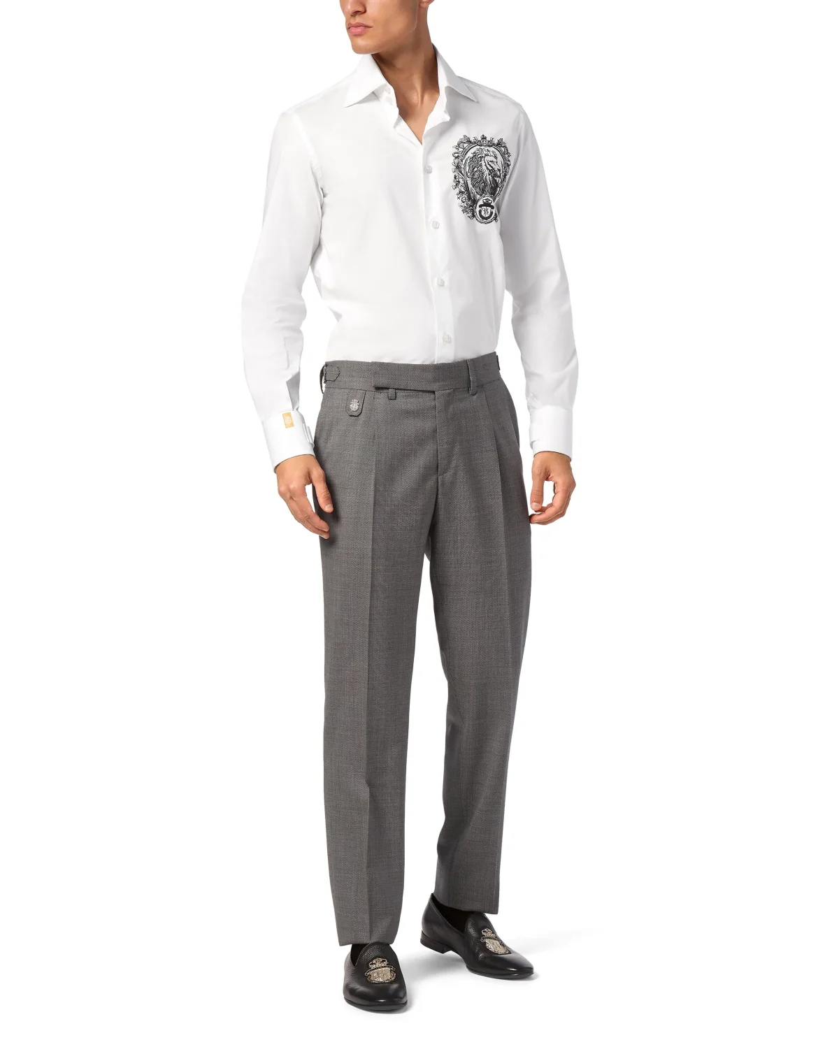Long Trousers Chinos Fit, цвет: Серый