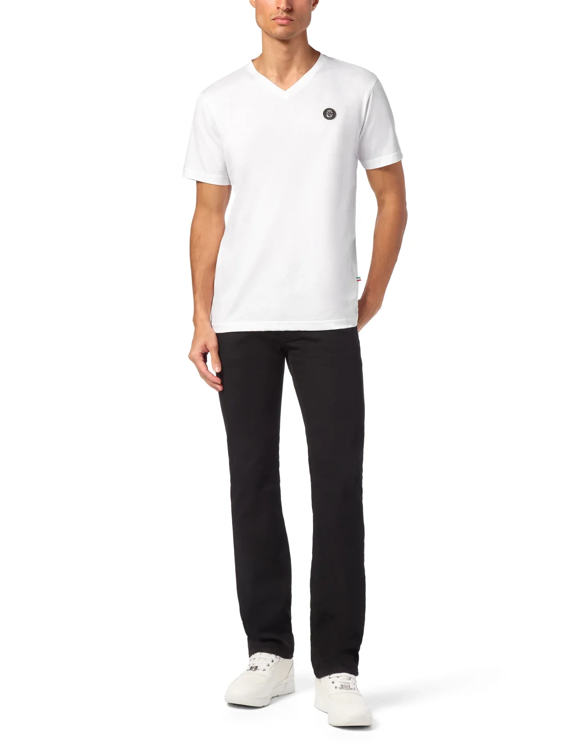 T-shirt V-Neck SS, цвет: Белый
