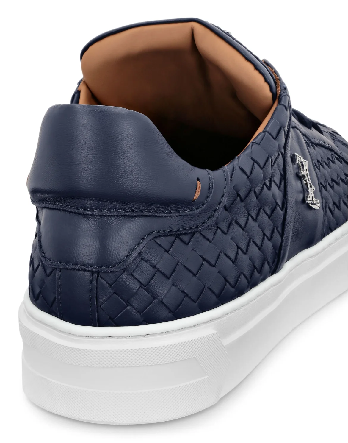 Nappa Lo-Top Sneakers, цвет: Синий
