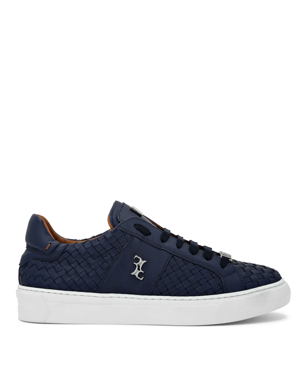 Nappa Lo-Top Sneakers, цвет: Синий